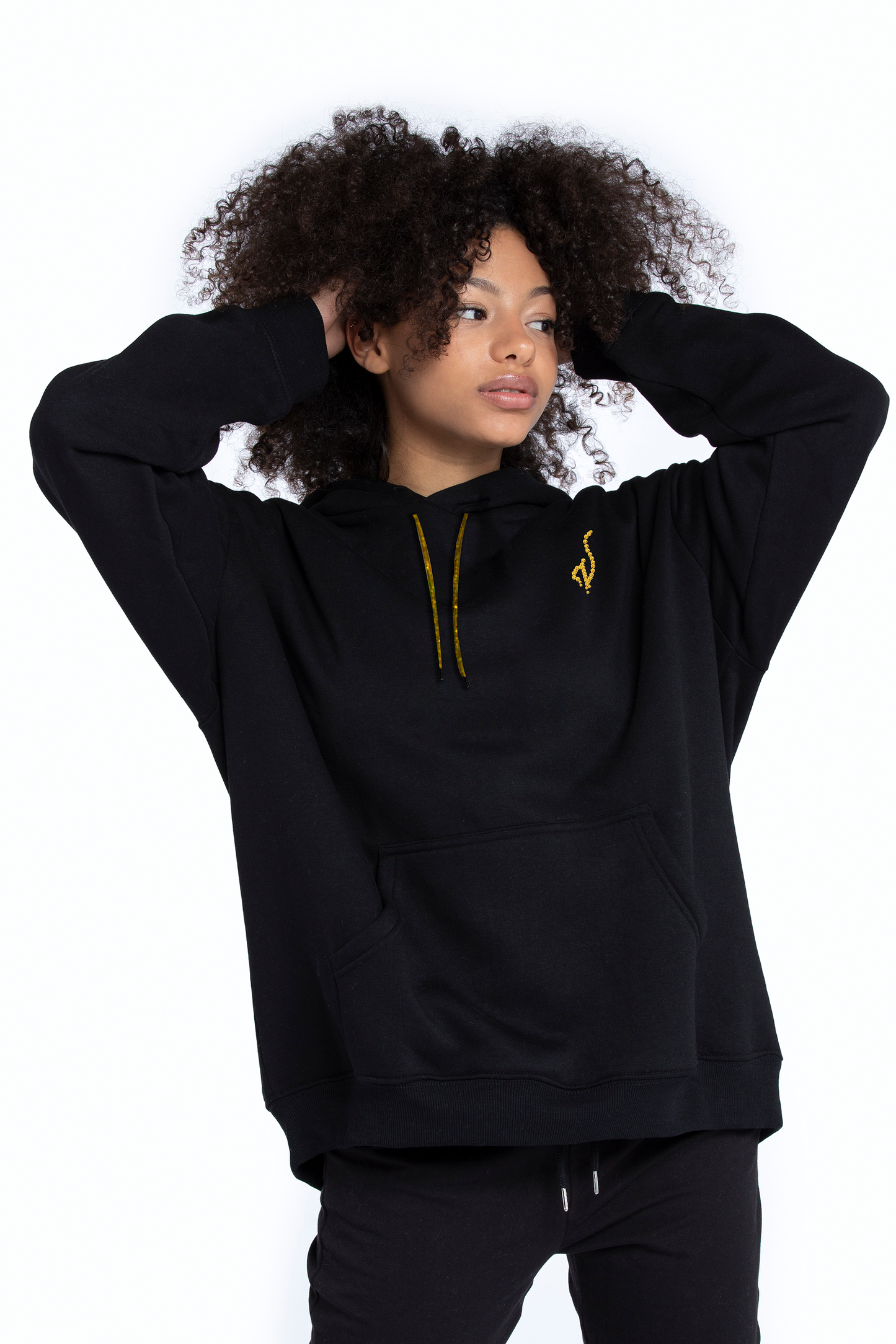 Black Hoodie for Men and Women